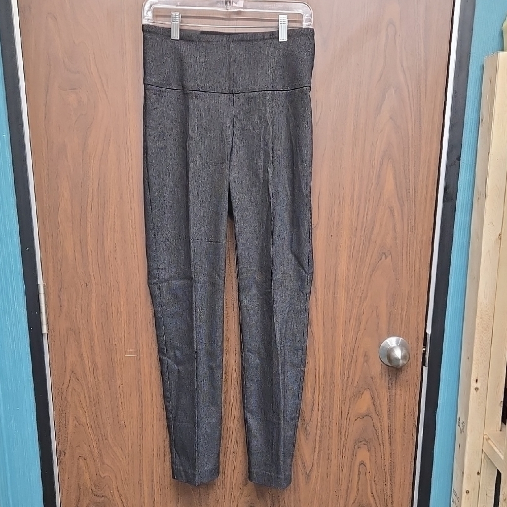 SC & CO. Dark Grey High Waisted Tummy Control Pull On Dress Pants